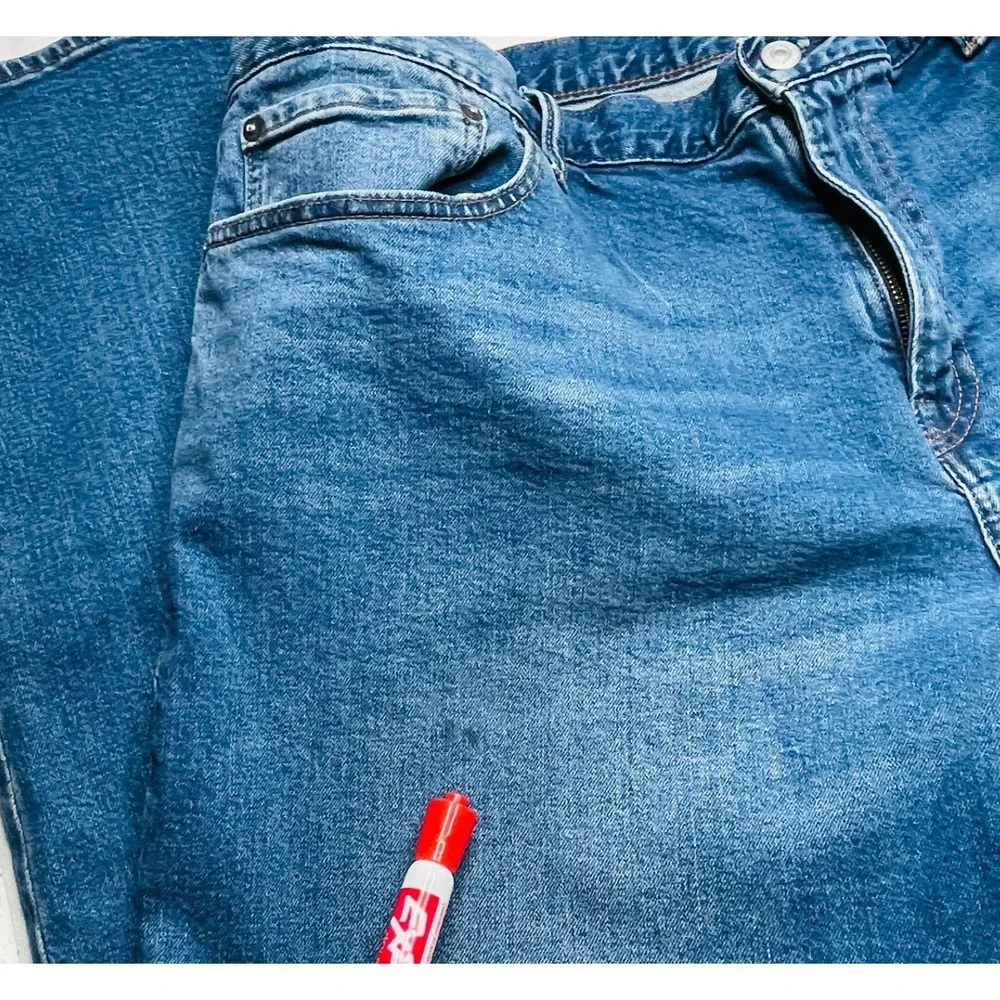 GAP Men's 42x30 Light Wash Straight GapFlex Stretch Jeans Big Tall Casual